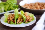 Cashew Chicken Lettuce Wraps