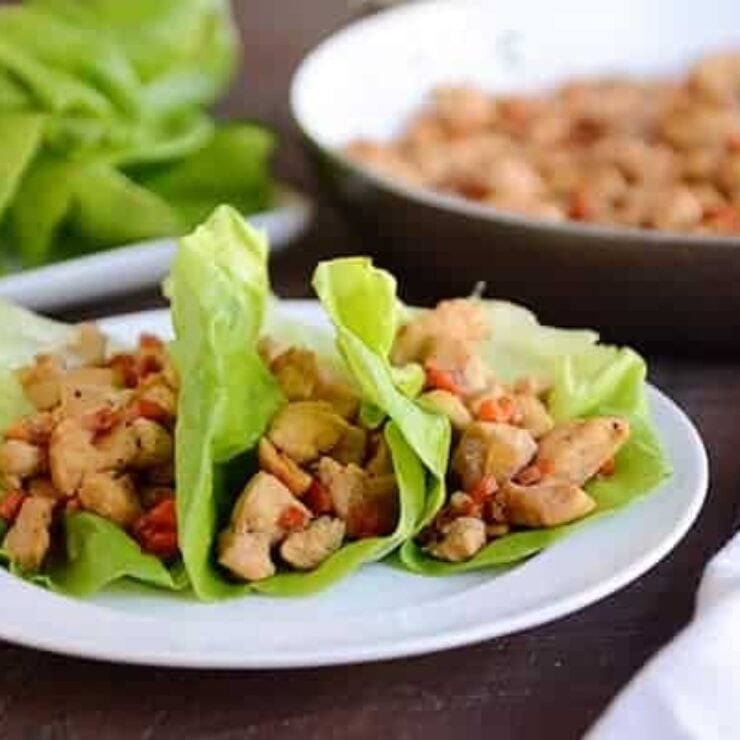 Cashew Chicken Lettuce Wraps Mel's Kitchen Cafe