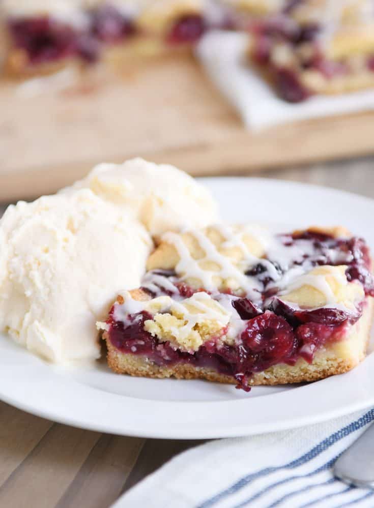 Cherry Pie Cookie Bars Recipe Mel's Kitchen Cafe