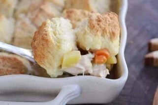 The Best Chicken Pot Pie {Biscuit OR Pie Crust Topping!}