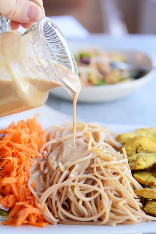 Satay Chicken Noodle Salad Recipe Mel's Kitchen Cafe