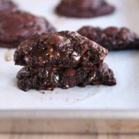 Big Fat Double Dark Chocolate Cookies 