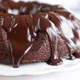 Chocolate Fudge Sour Cream Bundt Cake