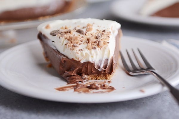 Chocolate Cream Pie with Graham Cracker Crust