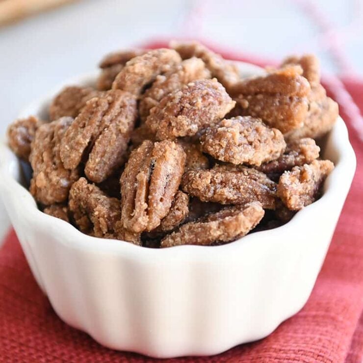 Easy Cinnamon and Sugar Candied Pecans Mel's Kitchen Cafe