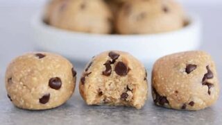 No-Bake Cookie Dough Bites {Gluten-Free, Dairy-Free, Egg-Free, Peanut-Free}