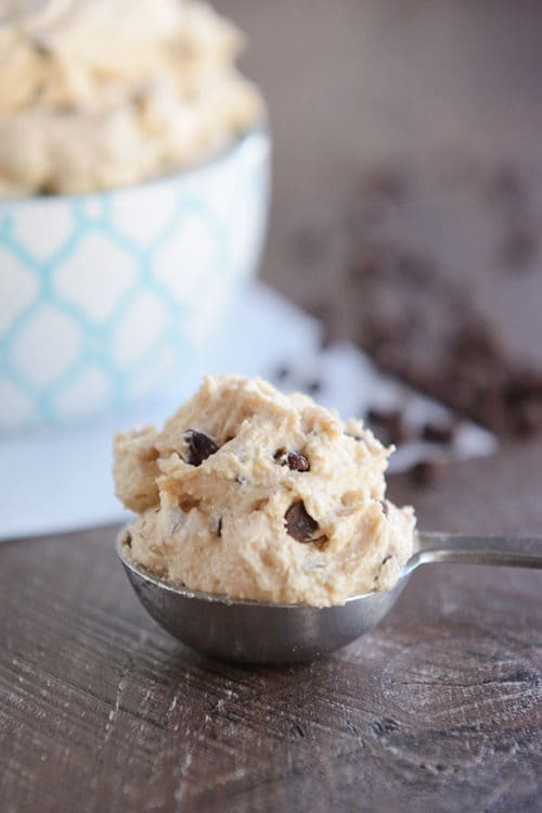 Chocolate Chip Cookie Dough Frosting {Eggfree} Mel's Kitchen Cafe