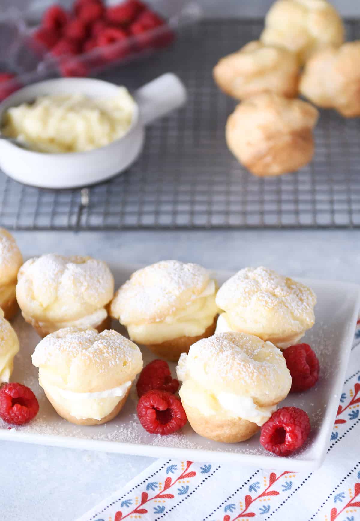 Amazing and Foolproof Mini Cream Puffs Recipe Mel's Kitchen Cafe