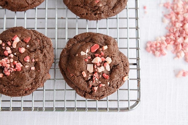 Decadent Double Chocolate Peppermint Cookies