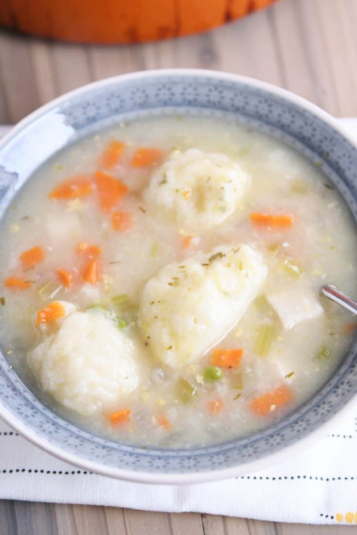 Chicken and Vegetable Dumpling Soup Mel's Kitchen Cafe