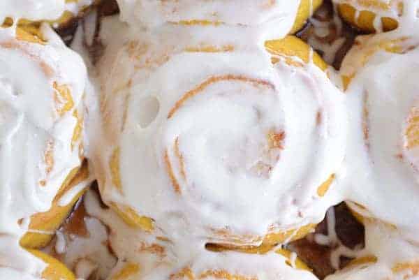 Pumpkin Cinnamon Rolls