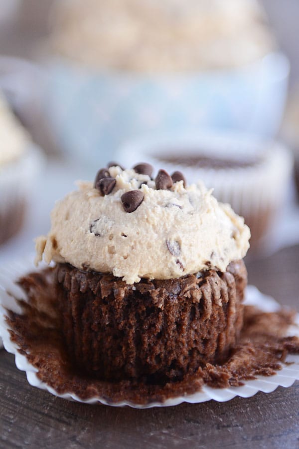 chocolate fudge brownie cupcakes