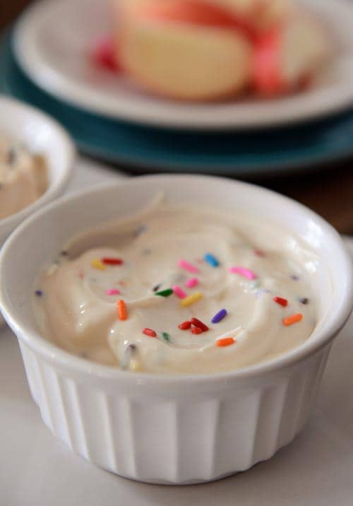 Cookie Dough and Funfetti Greek Yogurt Dips