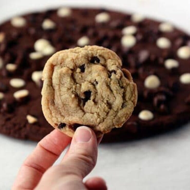 Giant Double Chocolate Cookie | Mel's Kitchen Cafe