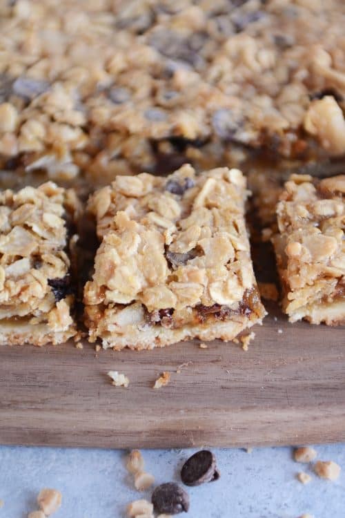Caramel Oat Chocolate Shortbread Bars Mel's Kitchen Cafe