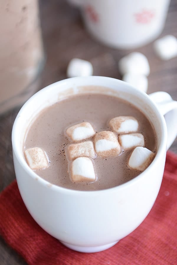 Hot Chocolate Coffee with Marshmallows