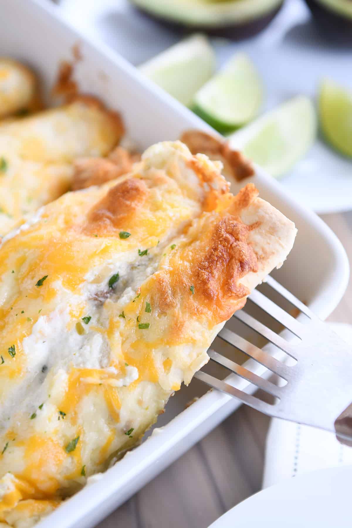 Honey Lime Chicken {or Pork} Enchiladas Mel's Kitchen Cafe