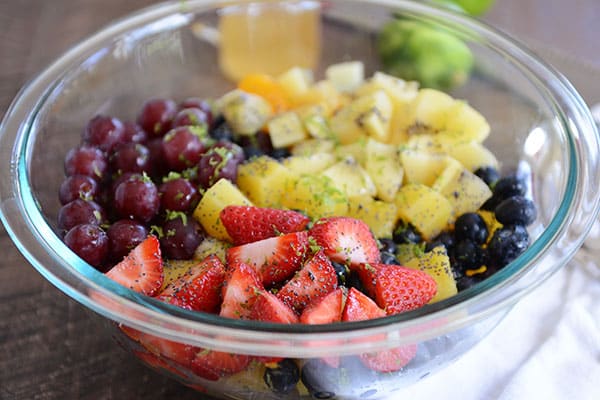 Honey Lime Fruit Salad