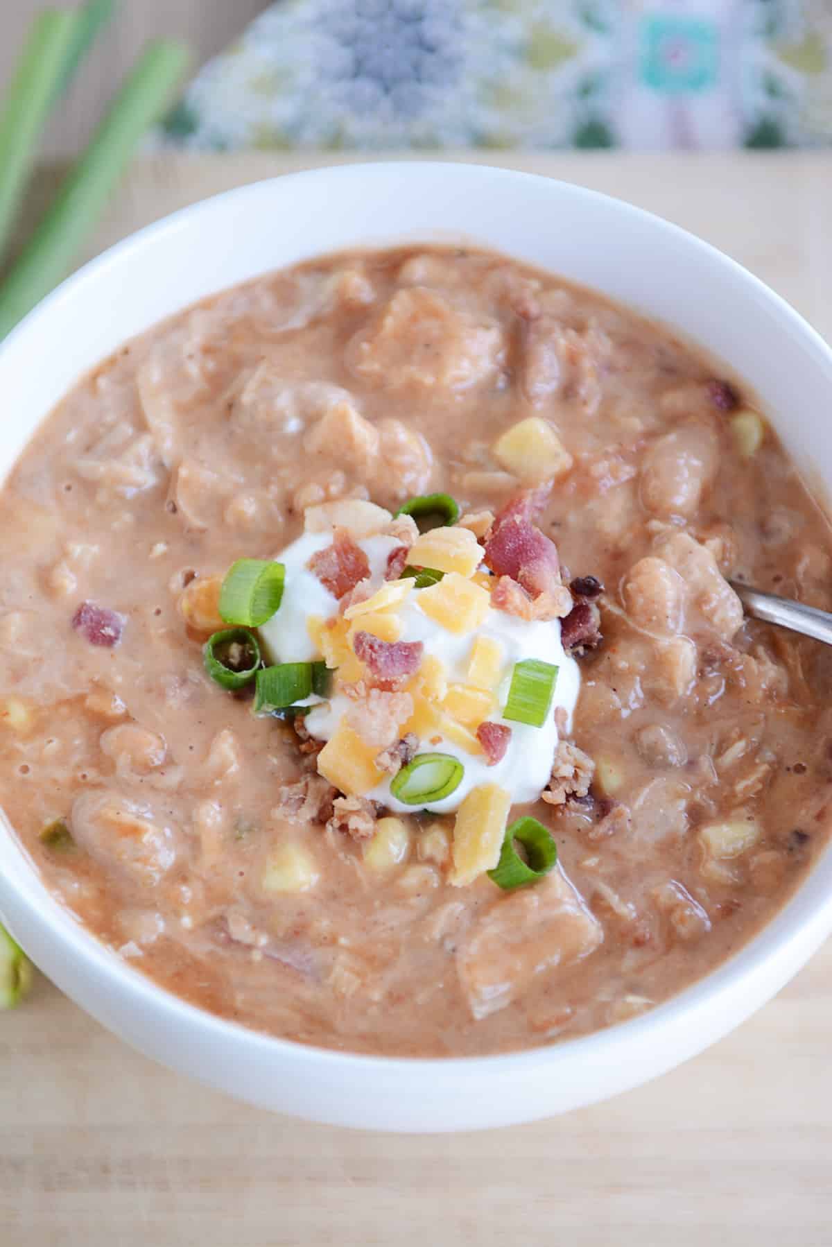 Slow Cooker Jalapeno Popper White Bean Chili Mel's Kitchen Cafe
