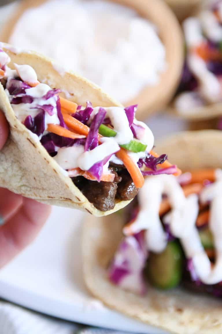 Crazy Good Korean Beef Tacos Mel's Kitchen Cafe