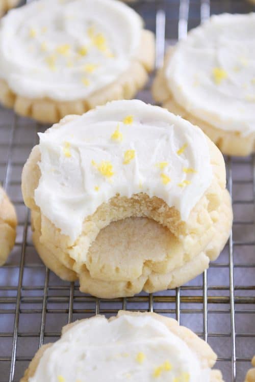 Lemon Swig Sugar Cookies with Lemon Frosting