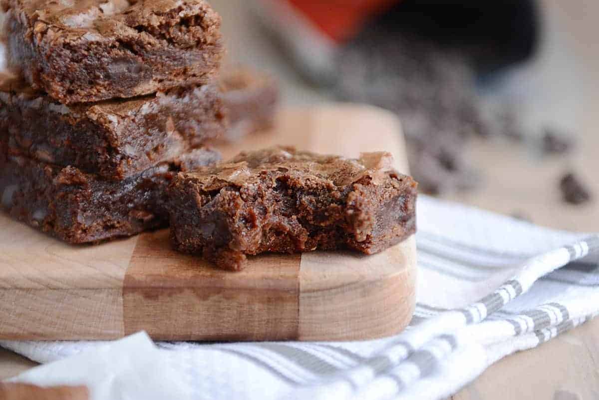 Extra Fudgy One Bowl Brownies