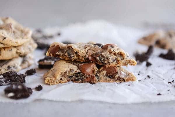 Cookies and Cream Chocolate Chip Cookies