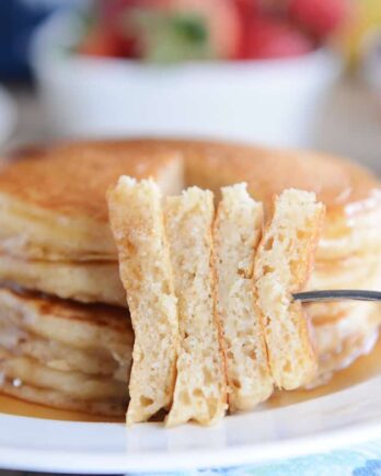 Fluffy Buttermilk Overnight Pancakes