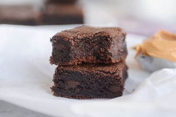 Double Chocolate Peanut Butter Brownies