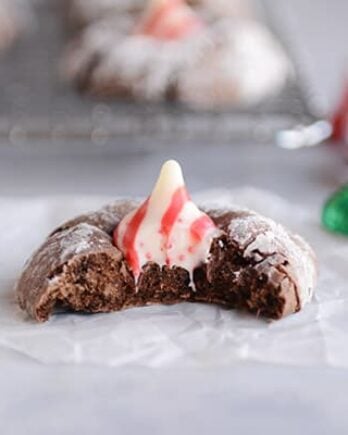 Chocolate Peppermint Crinkle Blossom Cookies: The Perfect Christmas Cookie!