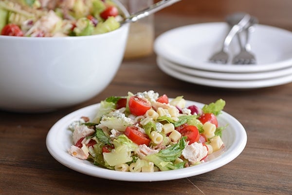 Portillo's Chopped Salad (Creamy Dressing!) - Chelsea's Messy Apron