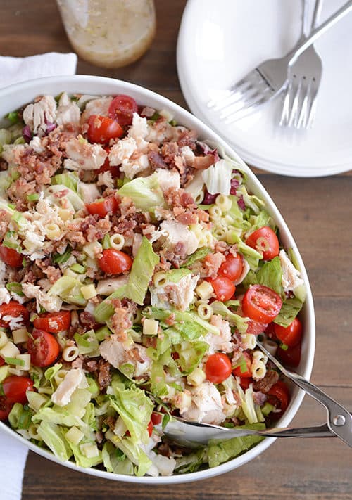 Chopped Salad With Sweet Italian Dressing