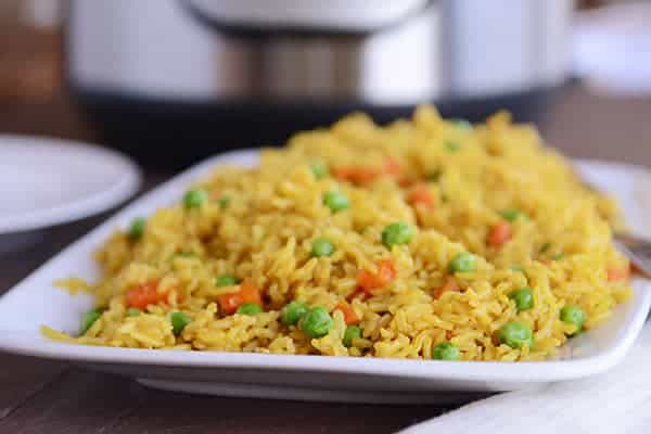 Rice Cooker Vegetable Rice