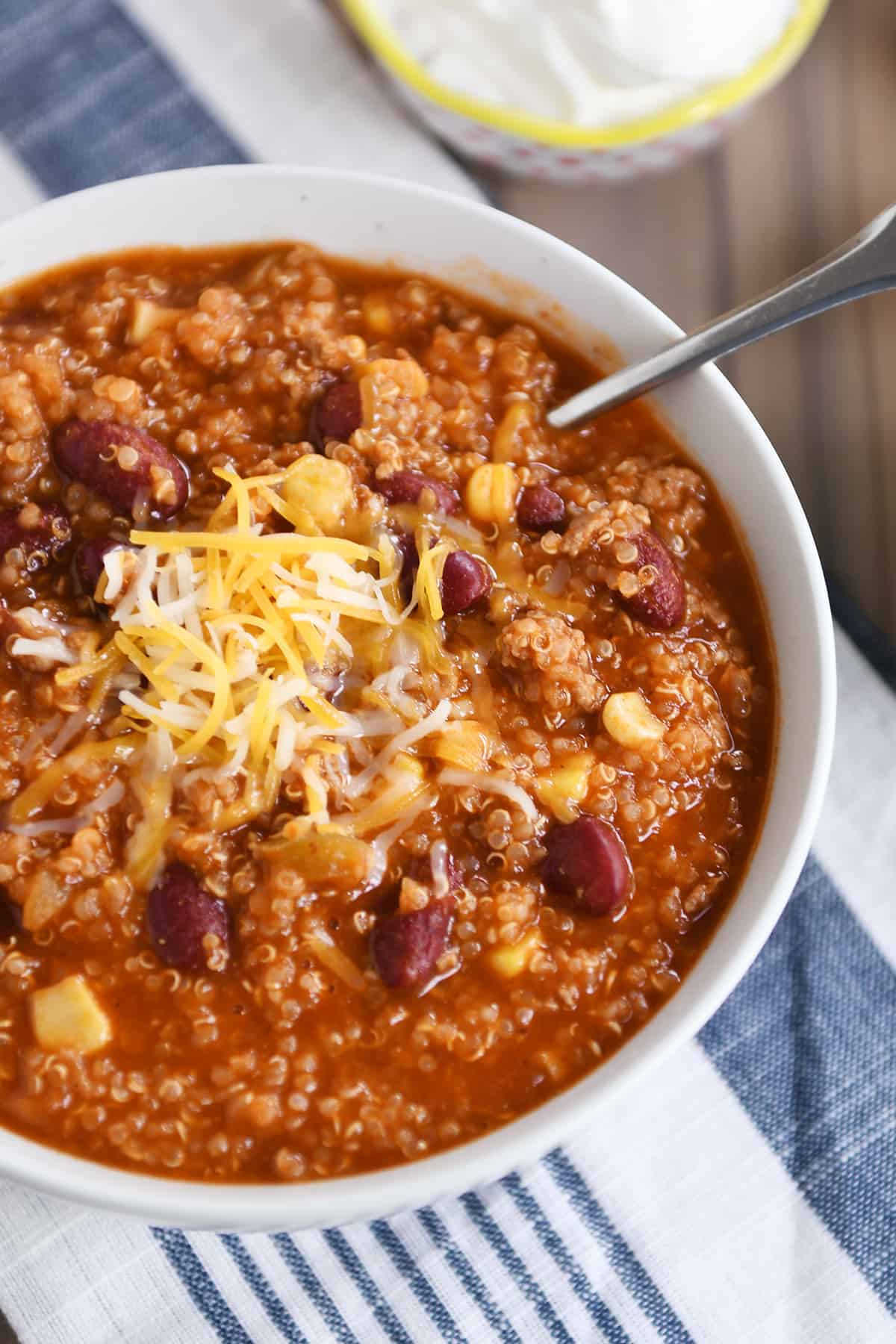 Quinoa Red Bean Chili {Instant Pot or Slow Cooker} Mel's Kitchen Cafe