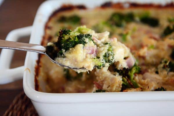 Creamy Chicken and Quinoa Cordon Bleu Casserole