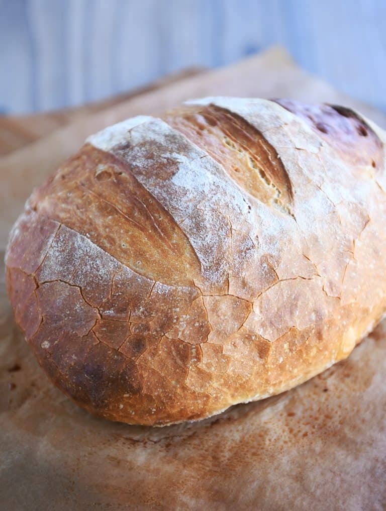 Rustic Crusty Bread Recipe {With Tutorial} | Mel's Kitchen Cafe