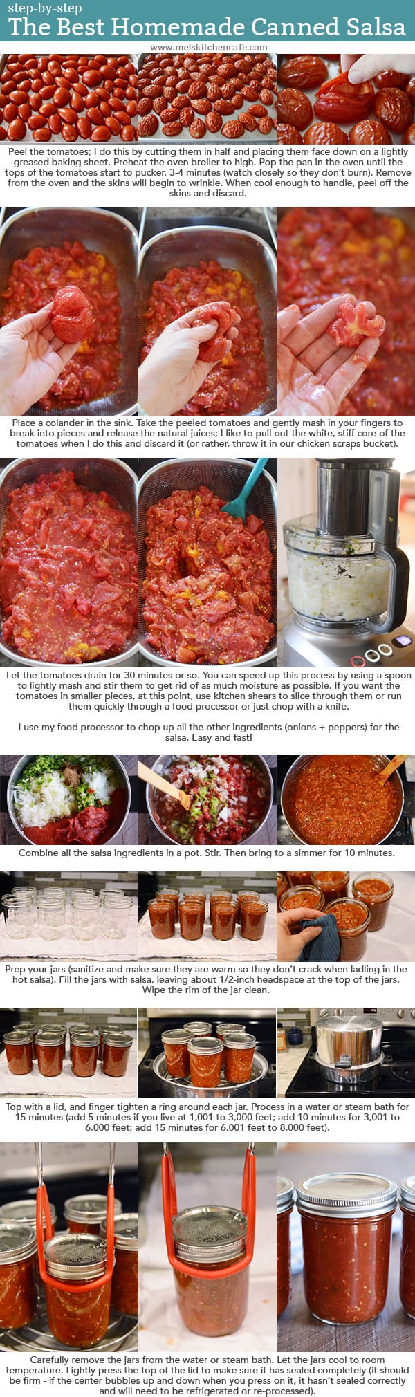 The Best Homemade Salsa Fresh Or For Canning Mels Kitchen Cafe