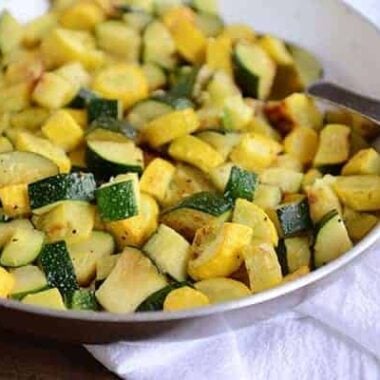 Skillet Zucchini and Yellow Squash | Mel's Kitchen Cafe