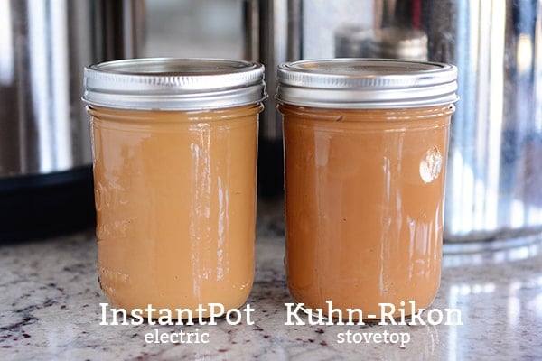 Two side-by-side mason jars full of dulce de leche.