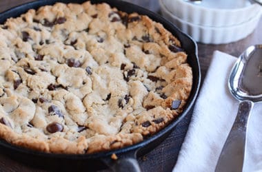 Soft Baked Skillet Cookie