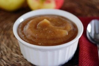 Slow Cooker Applesauce {No Sugar Added}