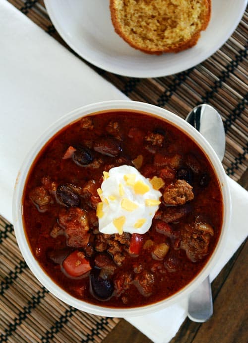 Simple Slow Cooker Chili