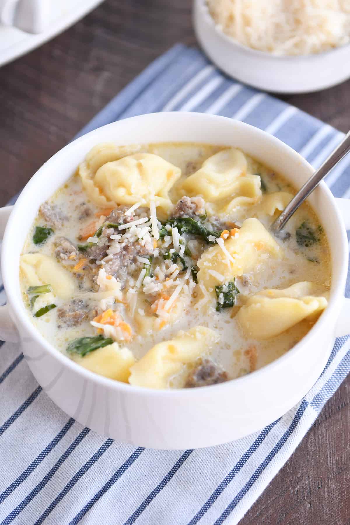 Slow Cooker Tortellini Sausage Potato Soup Mel's Kitchen Cafe