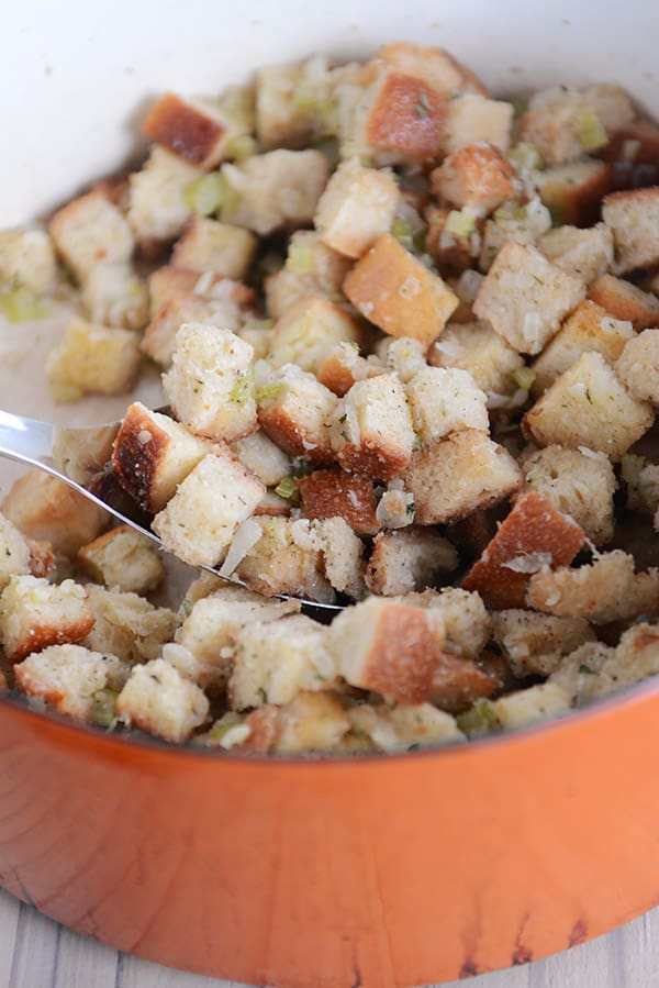 Copycat Homemade Stovetop Stuffing | Mel's Kitchen Cafe