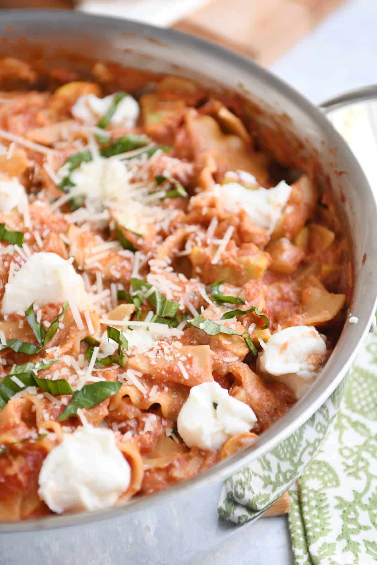 Skillet Vegetable Lasagna One Skillet Meal Mel's Kitchen Cafe