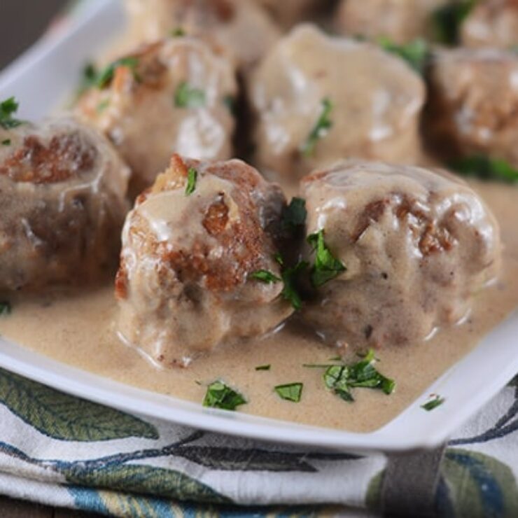 Skillet Swedish Meatballs Mel's Kitchen Cafe