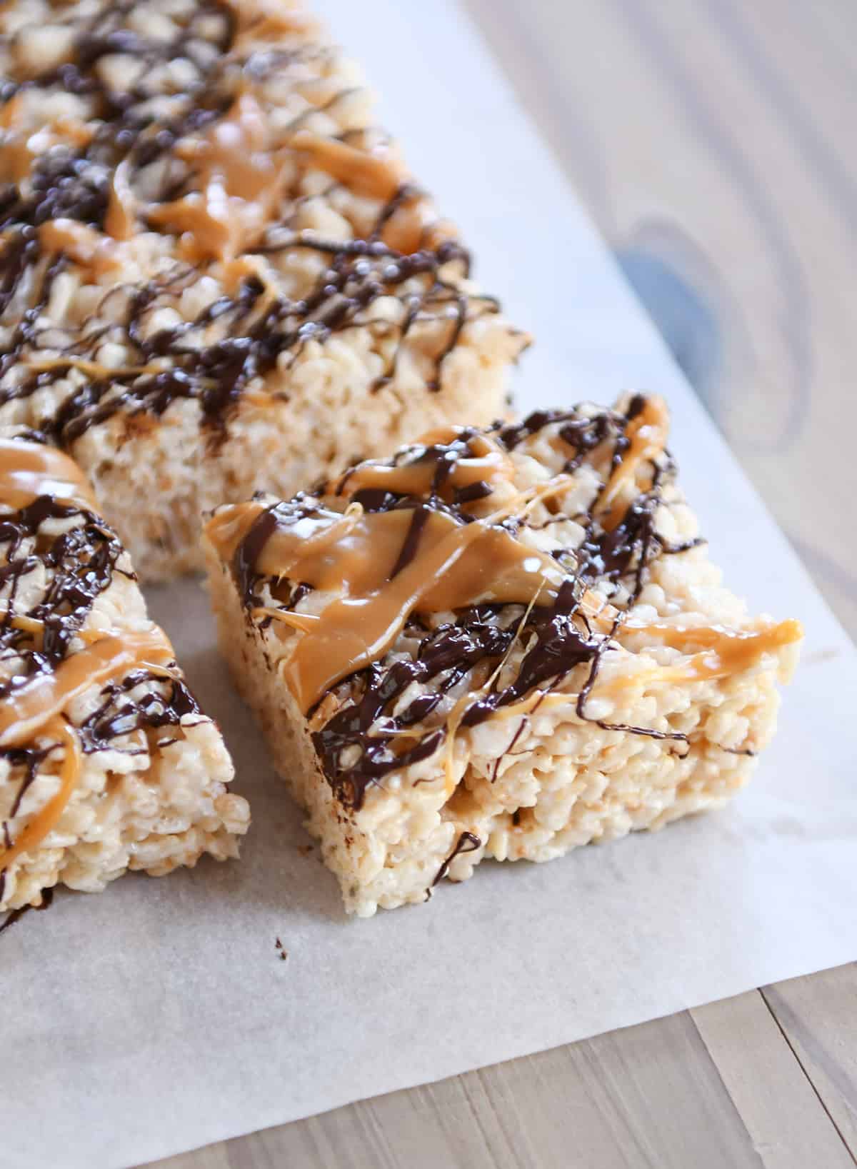 Toasted Coconut Caramel Rice Krispie Treats Mel's Kitchen Cafe