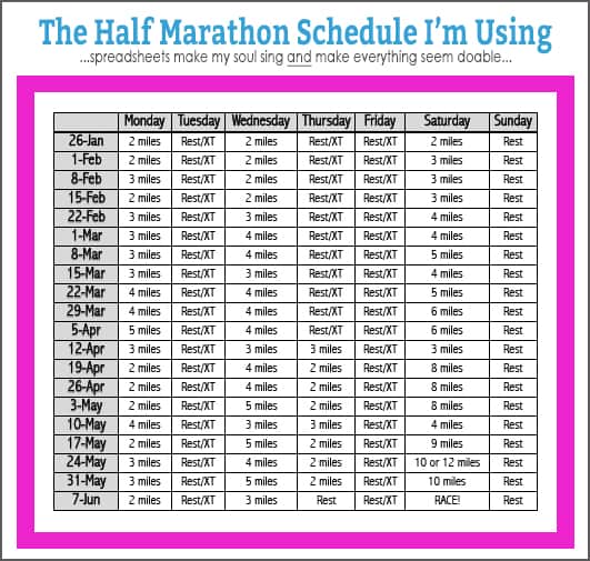 marathon training plan pdf km