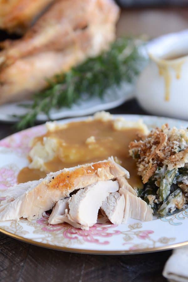 Simple Roasted Thanksgiving Turkey {Oven Bag Method}