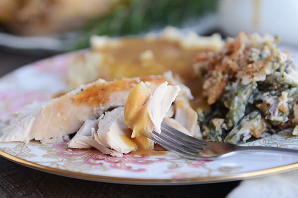 Simple Oven Roasted Turkey with Gravy - Life is but a Dish